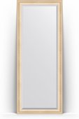 Зеркало Evoform Exclusive Floor 800x2000 пристенное напольное, с фацетом, в багетной раме 82мм, старый гипс BY 6110