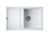 Кухонная мойка Omoikiri Sumi 79-WH с крылом, tetogranit, белый 4993665
