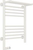 Полотенцесушитель электрический Сунержа Богема 2.0, с полкой, 600x400, МЭМ слева, белый матовый 30-5206-6040
