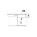 Кухонная мойка Blanco Etagon 500-U, отводная арматура, серый беж 522234