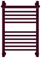 Полотенцесушитель водяной Сунержа Богема+ с полкой 600x400, пурпурный флок 58-0223-6040
