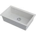 Кухонная мойка Omoikiri Omishima 76-U WH Matt Natceramic, подстольный монтаж, белый матовый 4997570