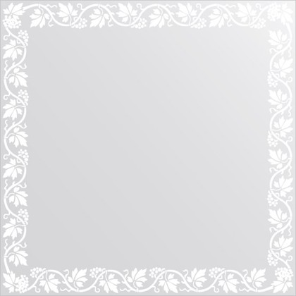 Зеркало для ванной FBS Artistica с орнаментом 70x70см CZ 0762