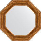 Зеркало Evoform Octagon 740x740 в багетной раме 99мм, травленая бронза BY 7367