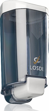 Дозатор жидкого мыла Losdi Sydney, настенный, прозрачный, белый CJ-1006-L