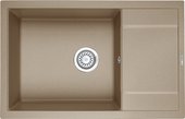 Кухонная мойка Granula 7805, 780x500, накладная, с крылом, кварц, Песок 7805, ПЕСОК