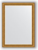 Зеркало Evoform Definite 520x720 в багетной раме 46мм, бусы золотые BY 0792