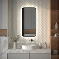Зеркало с окантовкой Defesto Aura 50x100, LED подсветка, ИК-выключатель, нейтральный белый свет DF 2965R
