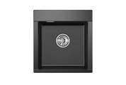 Кухонная мойка Granula Estetica ES-4701, 470x500, кварц, Шварц (чёрный металлик) 4701, ШВАРЦ