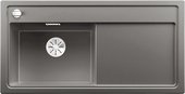 Кухонная мойка Blanco Zenar XL 6S-F, чаша слева, клапан-автомат, алюметаллик 523911