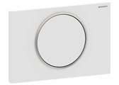 Смывная клавиша для унитаза Geberit Sigma10 одинарный смыв, белый/хром/белый, нержавеющая сталь 115.758.JT.5