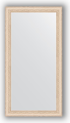 Зеркало Evoform Definite 540x1040 в багетной раме 57мм, беленый дуб BY 1056