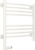 Полотенцесушитель электрический Сунержа Богема 2.0, выгнутая, 500x500, МЭМ слева, белый 12-5202-5050