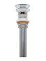 Донный клапан с переливом AQUAme, хром AQM7001-1