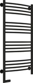 Полотенцесушитель электрический Сунержа Богема 2.0, выгнутая, 1000x500, МЭМ слева, чёрный матовый 31-5202-1050