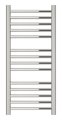 Комбинированный полотенцесушитель Сунержа Богема-Профи, 800x300, прямая перемычка, полированная сталь 00-5102-8030