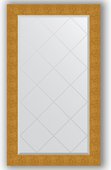 Зеркало Evoform Exclusive-G 760x1310 с гравировкой, в багетной раме 90мм, чеканка золотая BY 4237