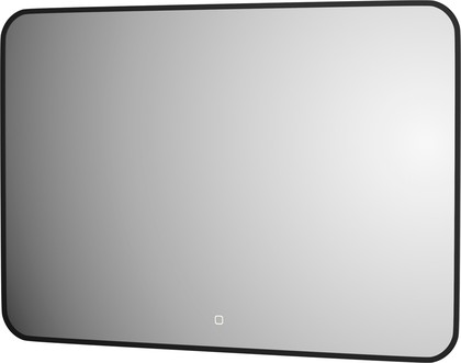 Зеркало с окантовкой Defesto Aura 100x70, LED подсветка, сенсорный выключатель, тёплый белый свет DF 2979SH