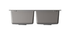 Кухонная мойка Omoikiri Bosen 80-2 GR, две чаши, leningrad grey 4993569
