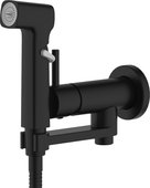 Комплект для гигиенического душа Aquatek Ника встроенный, матовый чёрный AQ1819MB