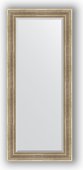 Зеркало Evoform Exclusive 670x1570 с фацетом, в багетной раме 93мм, серебряный акведук BY 1288