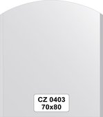 Зеркало для ванной 70x80см с фацетом 10мм FBS CZ 0403