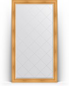 Зеркало Evoform Exclusive-G Floor 1140x2040 пристенное напольное, с гравировкой, в багетной раме 99мм, травлёное золото BY 6367