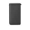 Мусорный бак Brabantia Bo 12л, минерально-графитовый 233746