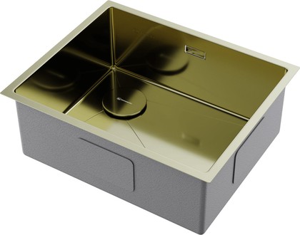 Кухонная мойка Omoikiri Taki 54-U/IF-L Side SF LG, светлое золото 4997475