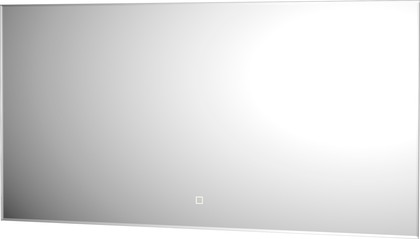 Зеркало с фацетом Defesto Glow 100x50, LED подсветка, сенсорный выключатель, тёплый белый свет DF 2515SH