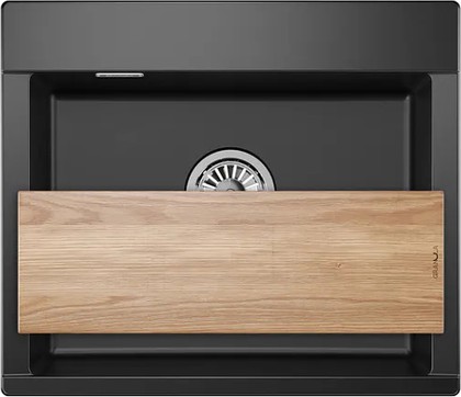 Кухонная мойка Granula Estetica ES-5804, 580x500, кварц, Турмалин 5804, ТУРМАЛИН