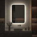 Зеркало с окантовкой Defesto Aura 70x100, LED подсветка, сенсорный выключатель, нейтральный белый свет DF 2969S