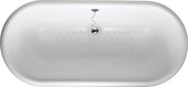 Чугунная ванна Jacob Delafon Cleo Revival овальная 175x80см, неокрашенная снаружи E2901-00