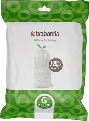 Мешки для мусора Brabantia PerfectFit 23-30л, размер G, 40шт 375668