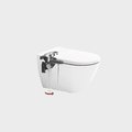 Унитаз-биде подвесной Laufen Cleanet Navia Rimless, с сиденьем и крышкой микролифт, белый глянцевый 8.2060.1.400.000.1