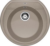 Кухонная мойка без крыла, гранит, серый беж Blanco RONDOVAL 45 517392