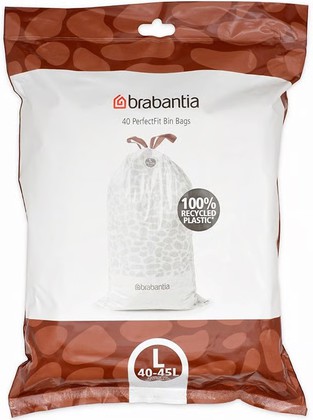 Мешки для мусора Brabantia PerfectFit 40-45л, размер L, 40шт 138645