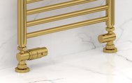 Автоматический терморегулятор Сунержа прямой G1/2"НРxG3/4"НГ, набор, глянцевое золото 03-1420-0000
