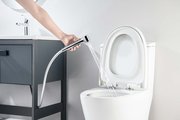 Смеситель для раковины Aquatek Лугано 106, с гигиеническим ручным душем, хром AQ1712CR