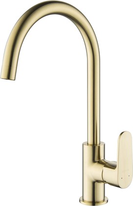 Смеситель для кухни Aquatek Оберон, шлифованное золото AQ1282BG