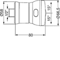 Боковая форсунка Hansa DUOJET S 4360100