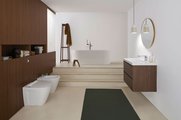 Раковина GSI Norm 800, подвесная, встраиваемая, перелив, отверстие под смеситель, белый глянцевый 8634111