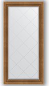 Зеркало Evoform Exclusive-G 770x1600 с гравировкой, в багетной раме 93мм, бронзовый акведук BY 4283