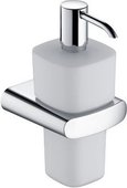 Дозатор для жидкого мыла Keuco Elegance, стекло, настенный, хром 11654019000