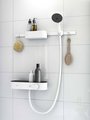 Крючок Hansgrohe WallStoris для полотенец на штангу, 2шт, матовый чёрный 27929670