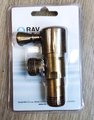 Угловой вентиль RAV Slezak Retro, 1/2"x1/2", керамический, бронза RV0112SM