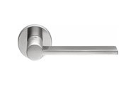 Ручка дверная Colombo Tool, d50, с ключевиной для англ.замка с узкой накладкой, хром матовый MD11RF cromat