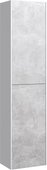 Пенал Aqwella Mobi, 1500x365, подвесной, белый глянцевый, бетон светлый MOB0535W+MOB0735BS