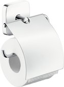 Держатель для туалетной бумаги Hansgrohe PuraVida, с крышкой, хром 41508000