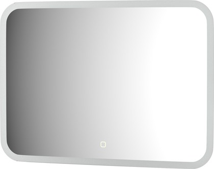 Зеркало с матированием и LED-подсветкой Defesto, 21W, 70x50см, сенсорный выключатель, тёплый белый свет DF 3814SH